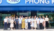 ĐOÀN CÔNG TÁC TRUNG TÂM CHẨN ĐOÁN HÌNH ẢNH BỆNH VIỆN QUÂN Y 103 THĂM VÀ LÀM VIỆC TẠI PHÒNG KHÁM ĐA KHOA 360 LÊ HOÀN